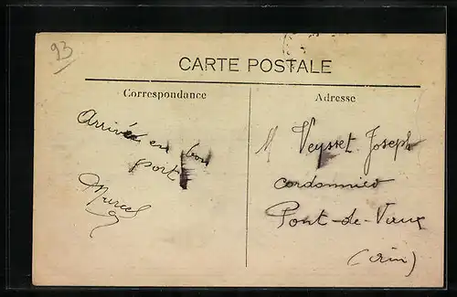 AK Saint-Denis, Rue de Paris, Strassenpartie