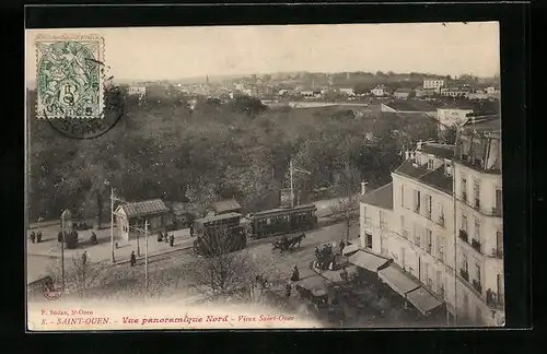 AK Saint-Ouen, Vue panoramique Nord, Vieux Saint-Ouen