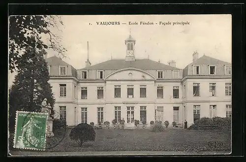 AK Vaujours, École Fénelon, Facade principale