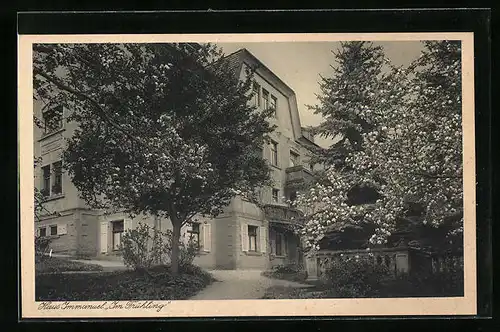 AK Hutschdorf / Obfr., Haus Immanuel, Heilstätte