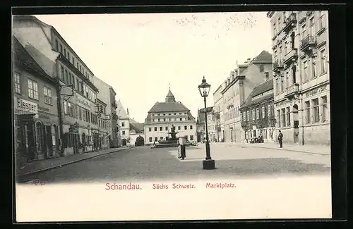 AK Schandau, Marktplatz