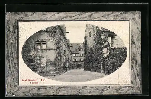 AK Mühlhausen i. Thür., am Rathaus