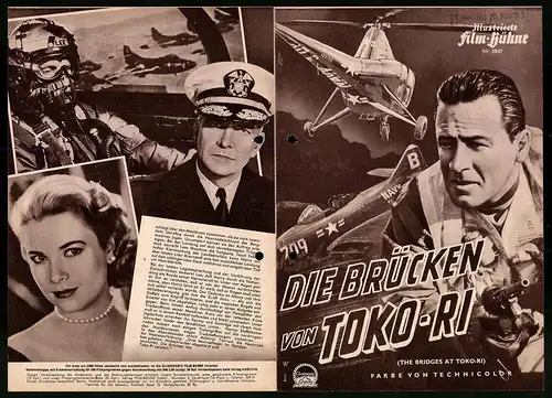 Filmprogramm IFB Nr. 2847, Die Brücken von Toko-Ri, William Holden, Grace Kelly, Regie: Mark Robson