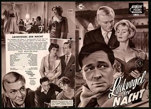 Filmprogramm DNF Nr. 4391, Lockvogel der Nacht, Erika Remberg, Peter von Eyck, Regie: Wilm ten Haaf