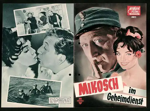 Filmprogramm DNF Nr. 4320, Mikosch im Geheimdienst, Gunther Philipp, Kurt Grosskurth, Regie: Franz Marischka