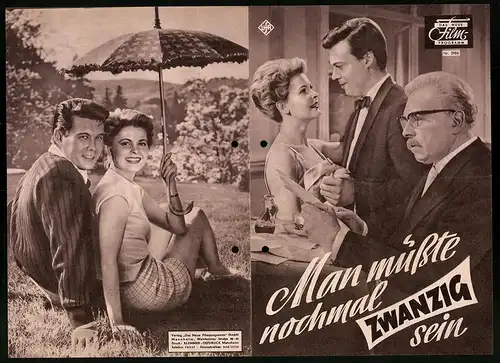 Filmprogramm DNF Nr. 3984, Man müsste nochmal zwanzig sein, Karlheinz Böhm, Johanna Matz, Regie: Hans Quest