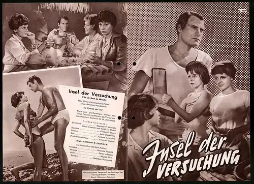 Filmprogramm Hausprogramm Nr. 4469, Insel der Versuchung, Rossana Podestà, Dawn Addams, Regie: Edmond T. Gréville
