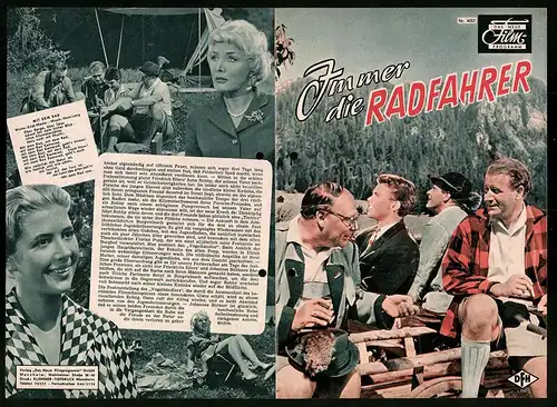 Filmprogramm DNF Nr. 4057, Immer die Radfahrer, Heinz Erhardt, Mady Rahl, Regie: Hans Deppe