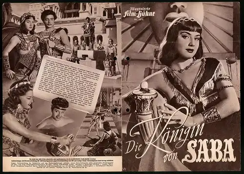 Filmprogramm IFB Nr. 1818, Die Königin von Saba, Leonora Ruffo, Gino Cervi, Franco Silva, Regie: Pietro Francisci
