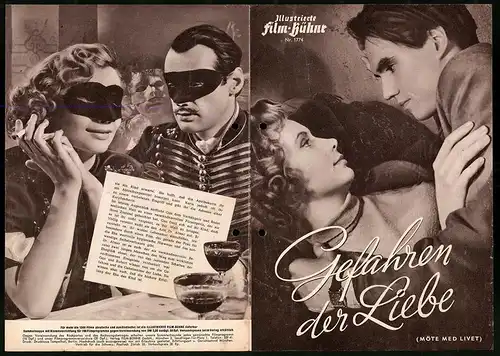 Filmprogramm IFB Nr. 1774, Gefahren der Liebe, Doris Svedlund, Per Oscarson, Regie: Gösta Werner