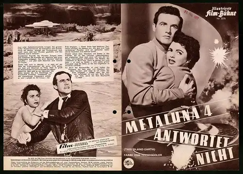 Filmprogramm IFB Nr. 3576, Metaluna 4 antwortet nicht, Jeff Morrow, Faith Domergue, Regie: Joseph Newman