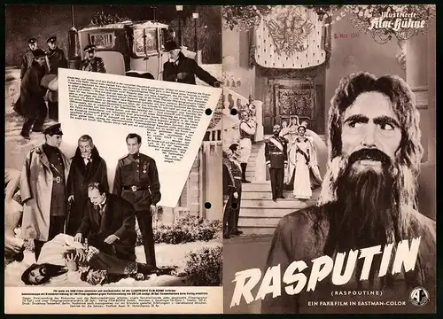 Filmprogramm IFB Nr. 2449, Rasputin, Pierre Brasseur, Isa Miranda, Regie: Georges Combret