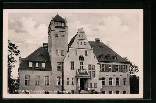 AK Cammer / Planebruch, Schloss-Reichsschule