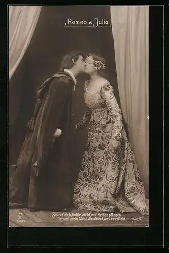 Foto-AK GL Co: Romeo küsst Julia