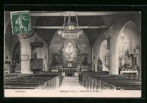 AK Soizé, Intérieur de l`Eglise