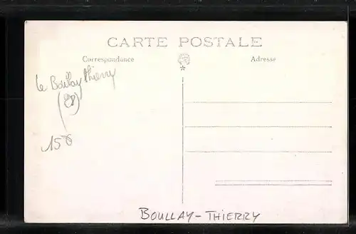 AK Boullay-Thierry, Propriété de Monsieur L. Carlier