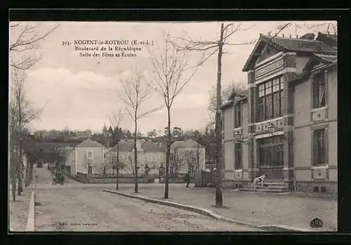 AK Nogent-le-Rotrou, Boulevard de la République