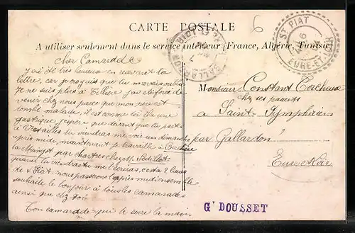 AK Saint-Piat, Vue panoramique