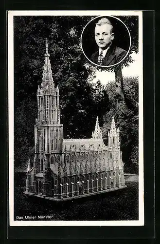 AK Modellbau Ulmer Münster von Paul Gansen
