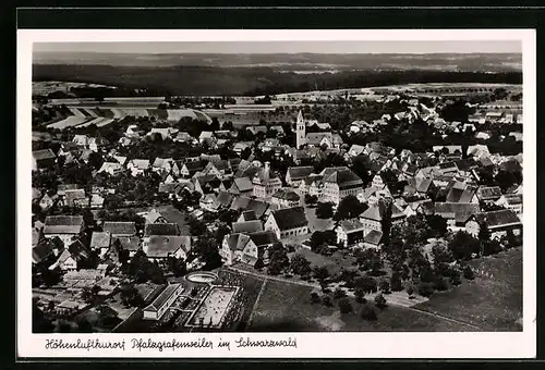 AK Pfalzgrafenweiler, Totalansicht mit Kirche