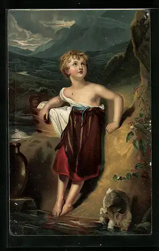 Künstler-AK Stengel & Co. Nr. 29963: A Child with a Kid