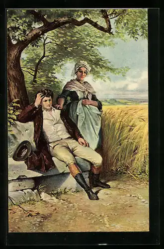 Künstler-AK Stengel & Co. Nr. 29448: Hermann und Dorothea