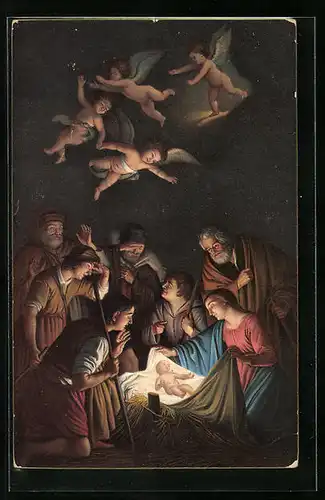 Künstler-AK Stengel & Co. Nr. 29858: L`Adorazione dei Pastori