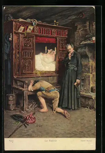 Künstler-AK Stengel & Co. Nr. 29239: Le Retour