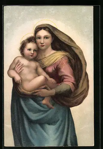 Künstler-AK Stengel & Co. Nr. 29657: The Sistine Madonna, The Bust