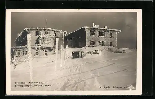 AK Berghütte Peterbaude im Riesengebirge