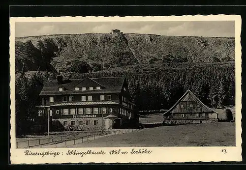 AK Schlingelbaude, Berghütte im Riesengebirge