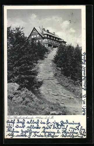 AK Heufuderbaude, 1107 Meter ü. d. Meer