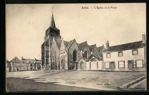 AK Arrou, L`Eglise et la Place