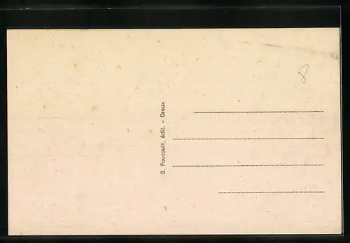 AK Le Tremblay-le-Vicomte, Place de l`Eglise