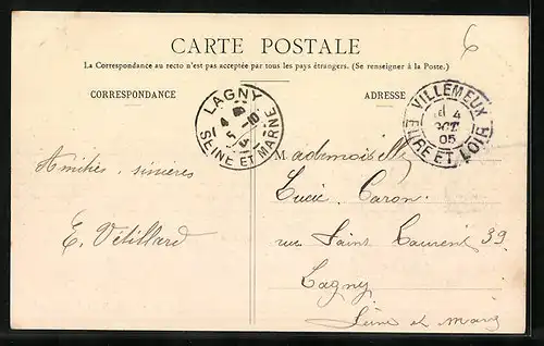 AK Villemeux, Dans la Prairie