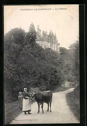 AK Montigny-le-Gannelon, Le Chateau