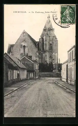 AK Courville, Le Faubourg Saint-Pierre