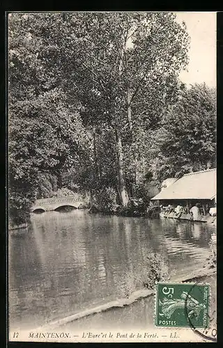 AK Maintenon, L`Eure et le Pont de la Ferté