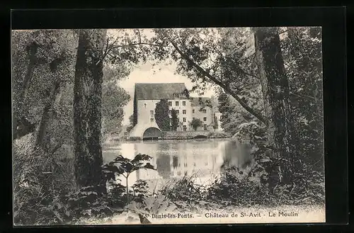AK St-Denis-les-Ponts, Chateau de St-Avit, Le Moulin