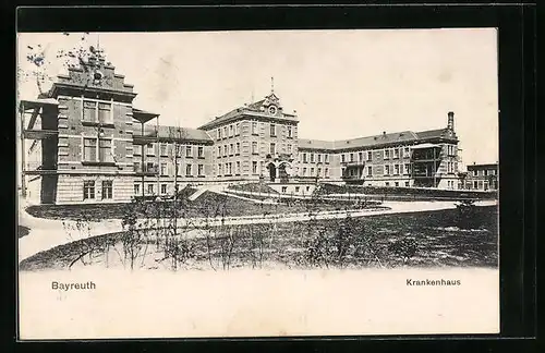 AK Bayreuth, Blick auf das Krankenhaus
