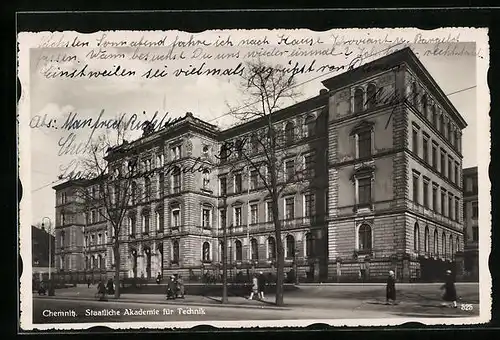 AK Chemnitz, Staatliche Akademie für Technik