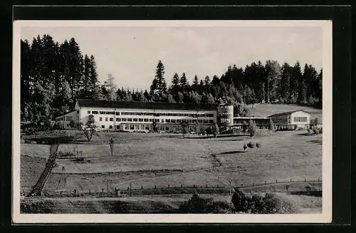 AK Lindenberg /Allgäu, Terrasse des Reichsbahnwaisenhorts