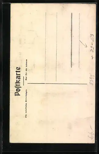 Relief-AK Waldsassen, Inneres der Kirche