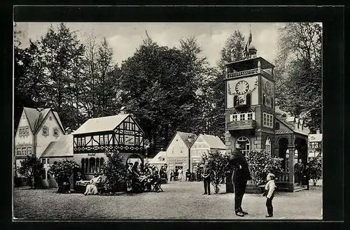 AK Ortspartie in Schaefer`s Märchenstadt Liliput