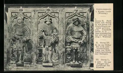 AK Lorch, Grabmonumente in Kloster Lorch
