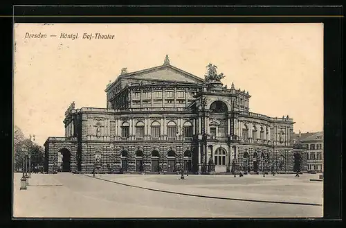 AK Dresden, Königliches Hof Theater