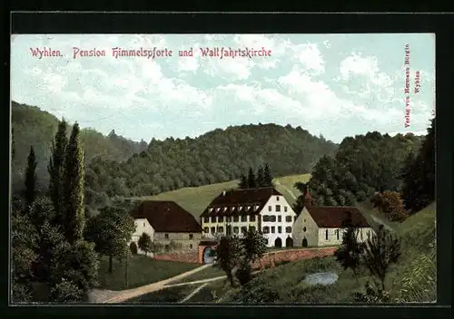 AK Wyhlen, Pension Himmelspforte und Wallfahrtskirche