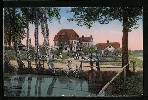 AK Cunewalde, Sommerfrische und Gasthaus Sachsenhöhe