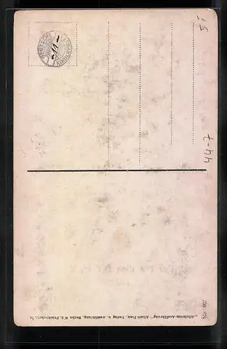 AK Kleines Mädchen redet mit ihrer Soldatenpuppe