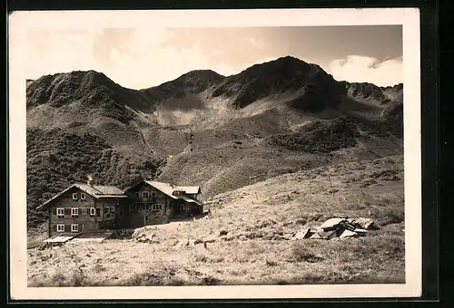 AK Schwarzwasserhütte der Sektion Schwaben